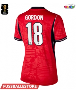 Günstige England Anthony Gordon #18 Auswärtstrikot Damen WM 2026 Kurzarm
